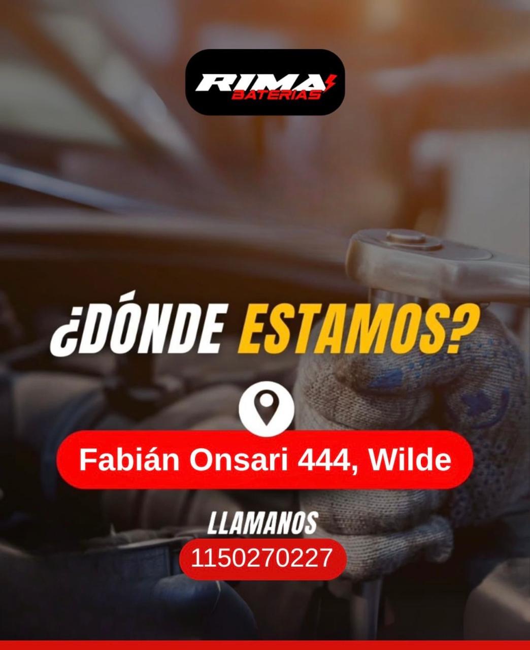 Taller de RIMA Baterías